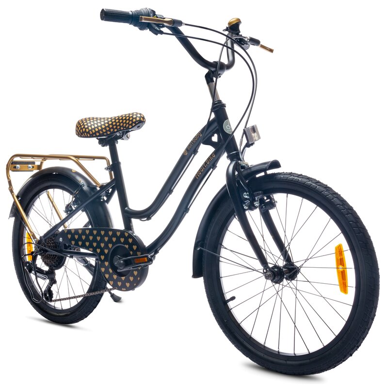 Rower dziecięcy SUN BABY Heart Bike 20 cali Czarny Wzrost: 120-135 cm Wiek: 6-10 lat