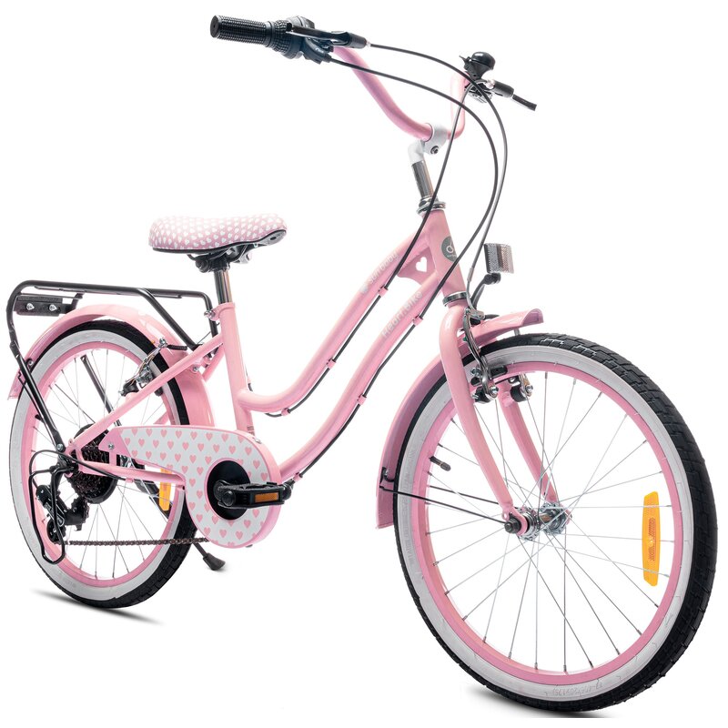 Rower dziecięcy SUN BABY Heart Bike 20 cali Shimano Różowy Wzrost: 120-135 cm Wiek: 6-8 lat