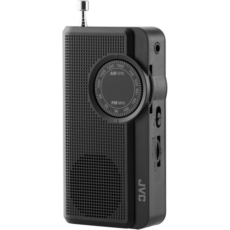 JVC RA-E311B Radio FM Czarny