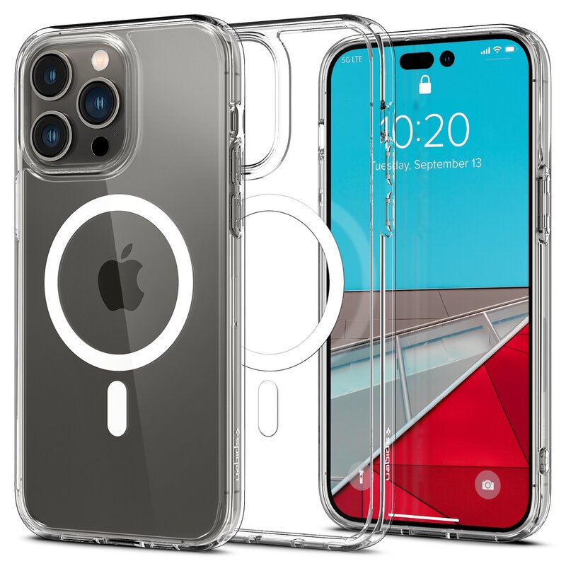 Etui SPIGEN Ultra Hybrid Mag MagSafe do Apple iPhone 14 Pro Biały
