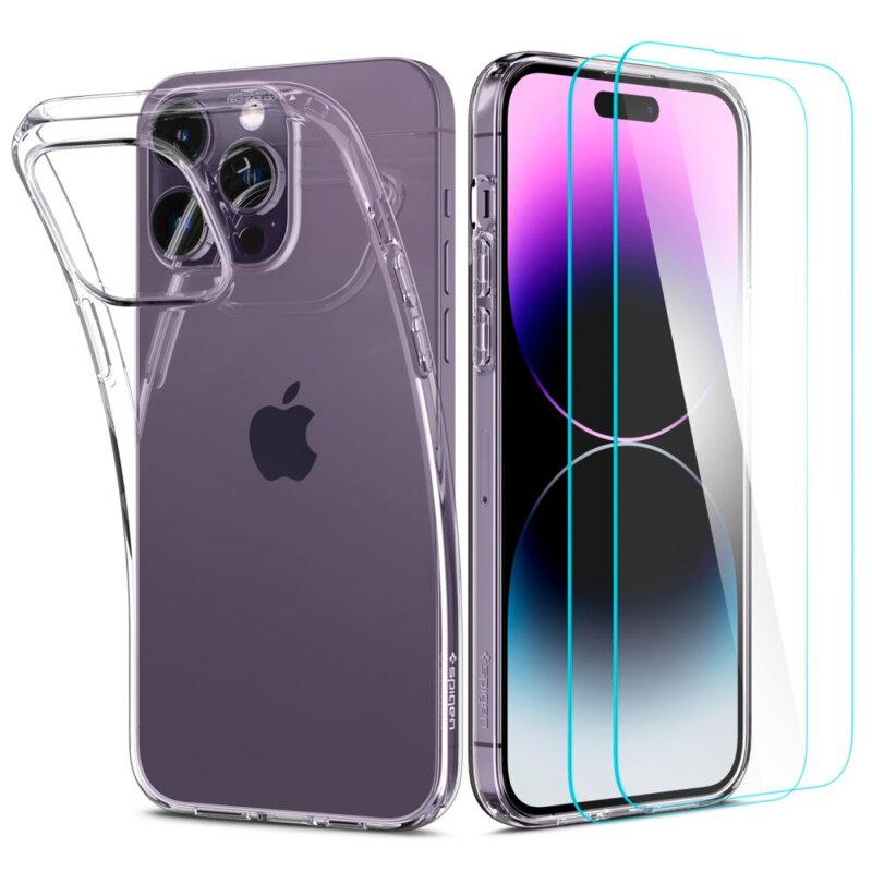 Etui SPIGEN Crystal Pack do Apple iPhone 14 Pro Przezroczysty