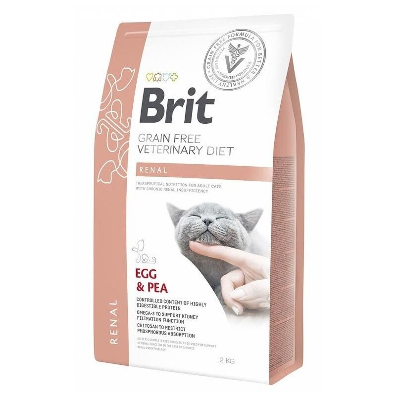 Karma dla kota BRIT Grain Free Veterinary Diets Cat Renal 2 kg