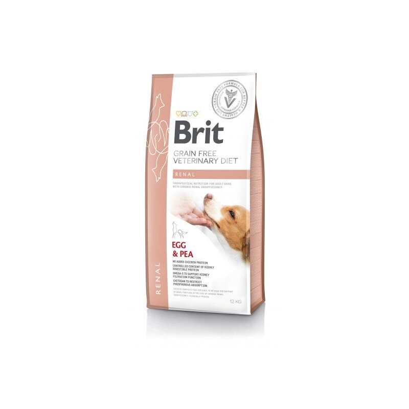 Karma dla psa BRIT Veterinary Diets Dog Grain Free Renal Jaja z groszkiem 2 kg