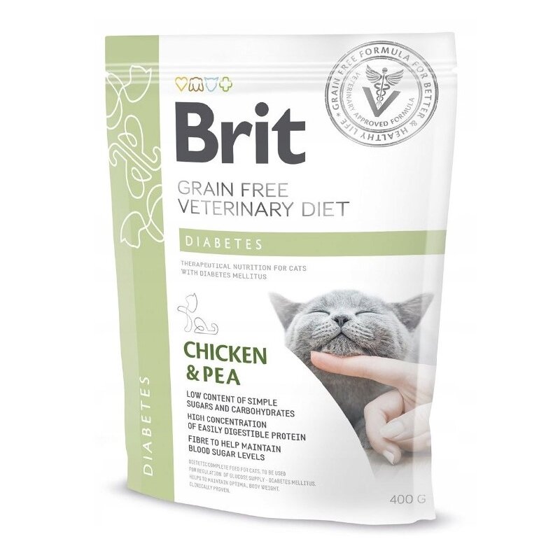 Karma dla kota BRIT Grain Free Veterinary Diets Cat Diabetes 400 g
