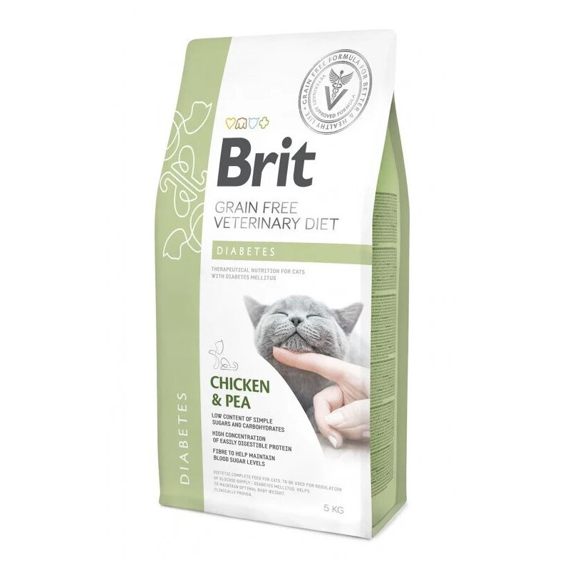 Karma dla kota BRIT Grain Free Veterinary Diets Cat Diabetes 5 kg