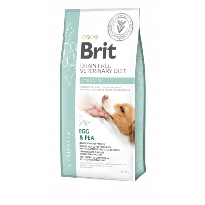 Karma dla psa BRIT Veterinary Diets Dog Grain Free Struvite Jaja z groszkiem 12 kg