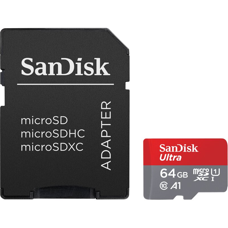 Sandisk 64GB microSDXC Ultra 140MB/s A1 C10 UHS-I U1