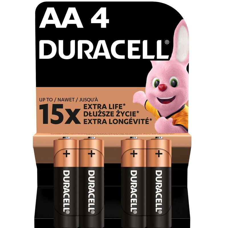 Duracell Baterie basic AA/LR6 4szt blister