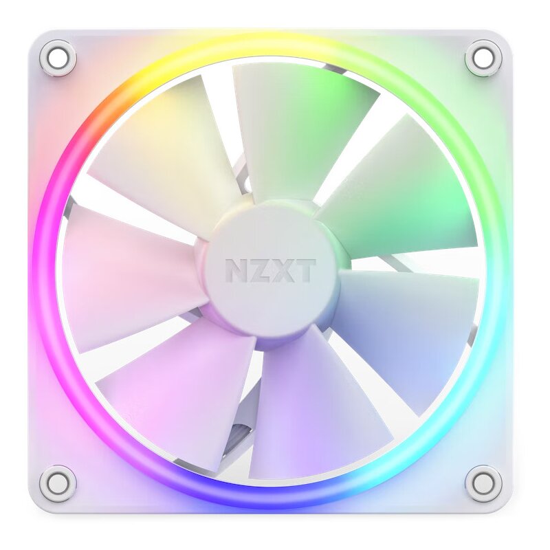 Wentylator NZXT F120 RGB PWM Biały
