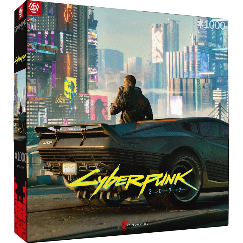 Puzzle CENEGA Good Loot Gaming Cyberpunk 2077 Mercenary on the Rise (1000 elementów)
