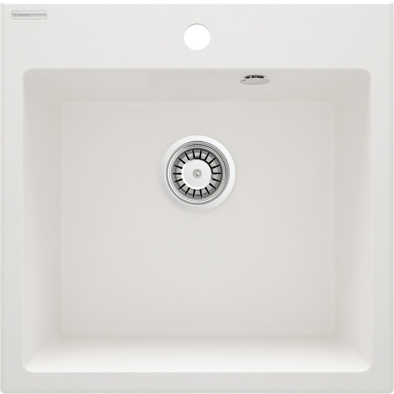 Zlewozmywak jednokomorowy DEANTE Evora ZQJ A103 Alabaster 50x50