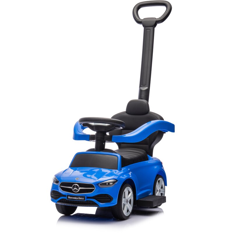 Jeździk SUN BABY Mercedes C-Class J05.040.1.3 Niebieski rączka