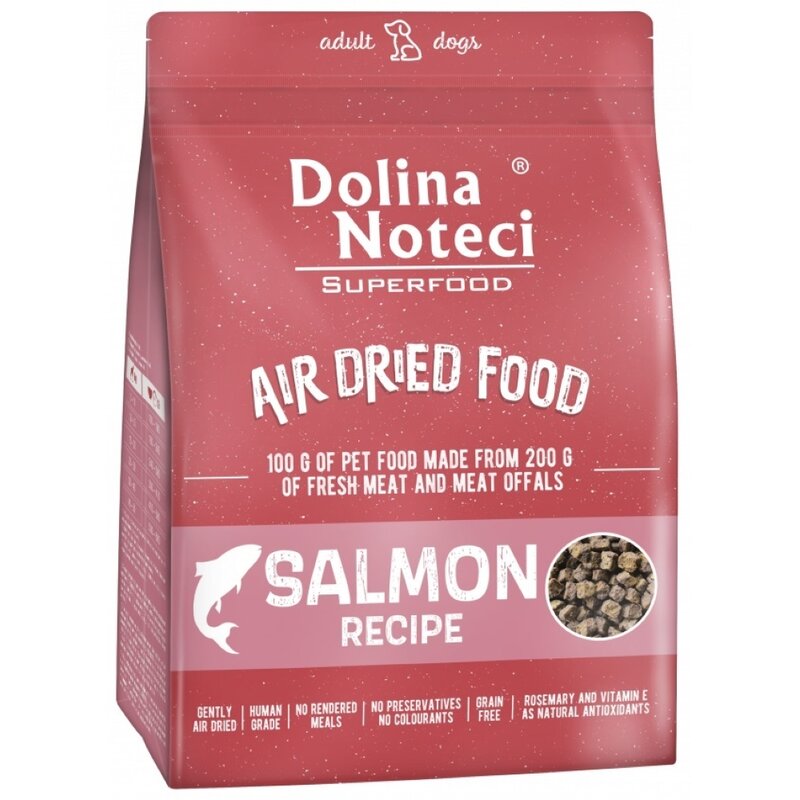 Karma dla psa suszona DOLINA NOTECI Superfood Danie z łososia 1kg
