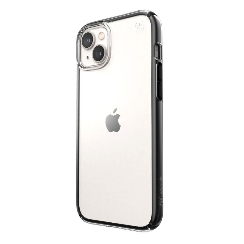 Etui SPECK Presidio Perfect-Clear Impact Geometry do Apple iPhone 14 Plus Przezroczysto-czarny