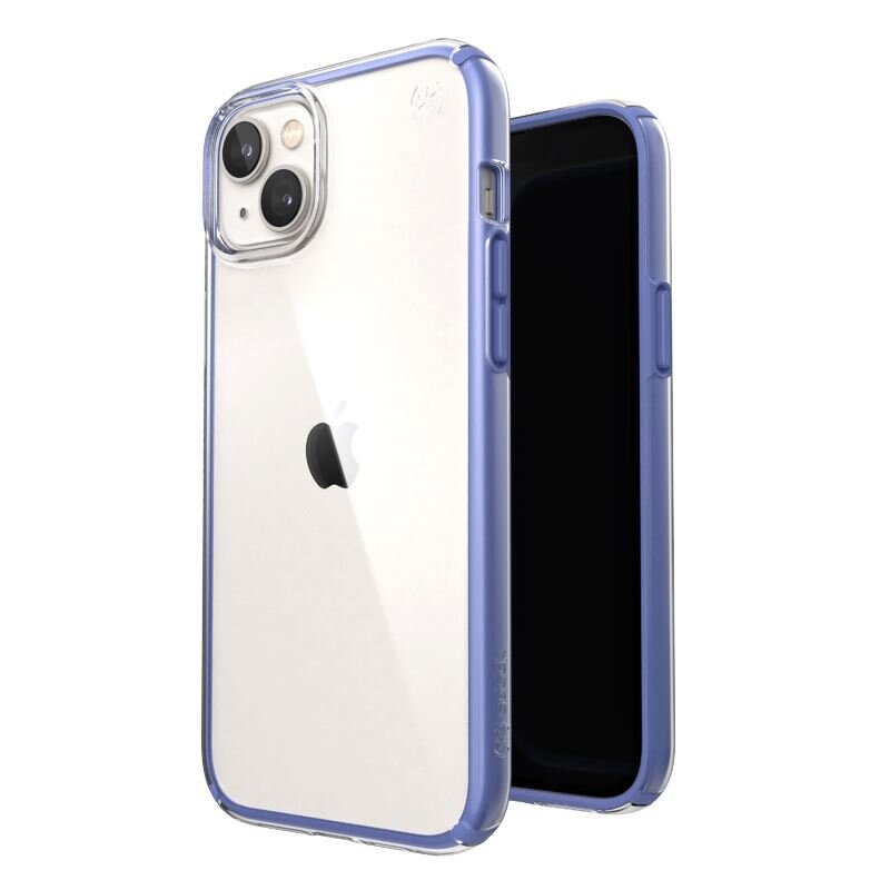 Etui SPECK Presidio Perfect-Clear Impact Geometry do Apple iPhone 14 Plus Przezroczysto-fioletowy
