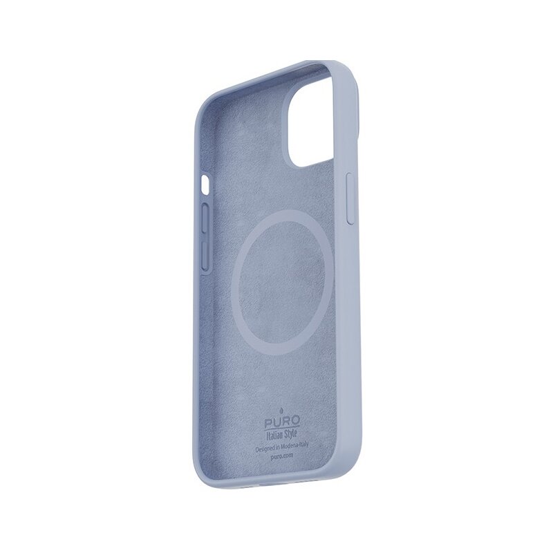 Etui PURO Icon Mag MagSafe do iPhone 14 Plus Niebieski