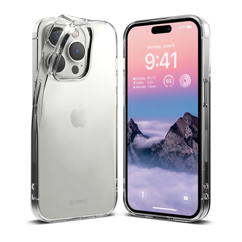Etui CRONG Crystal Slim Cover do iPhone 14 Pro Max Przezroczysty