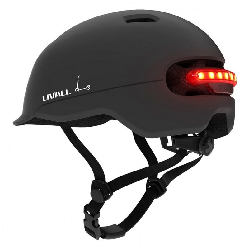 Kask LIVALL C20 Czarny z lampką (rozmiar M)