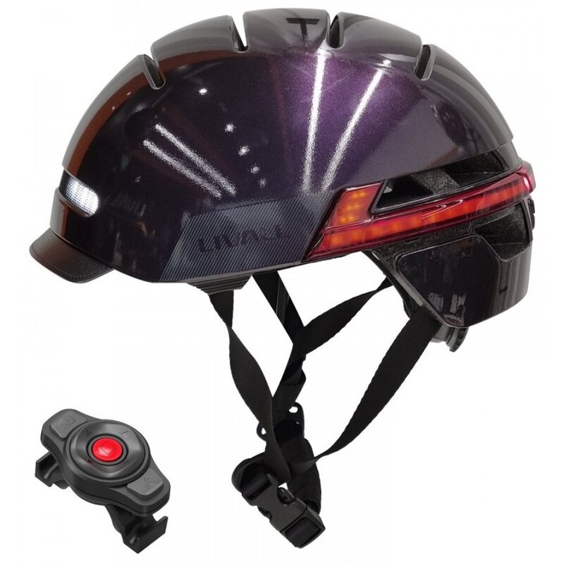 Kask LIVALL BH51M Neo Fioletowy z lampką (rozmiar M)