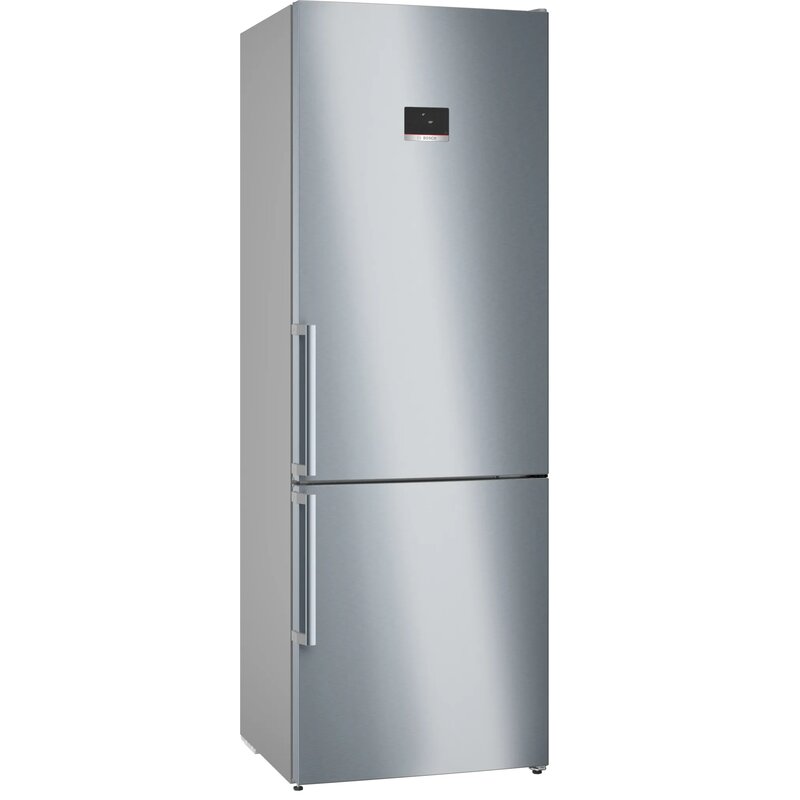 Bosch Serie 4 KGN497ICT Pełny No Frost 203cm Szuflada z kontrolą wilgotności Srebrny