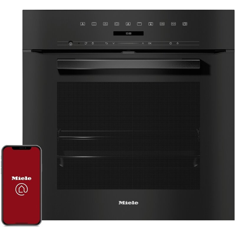 Miele VitroLine DGC 7250 Termoobieg Zdalne sterowanie Czarny