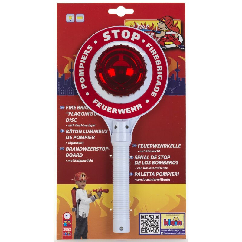 Zabawka Lizak sygnalizacyjny strażacki KLEIN 8958