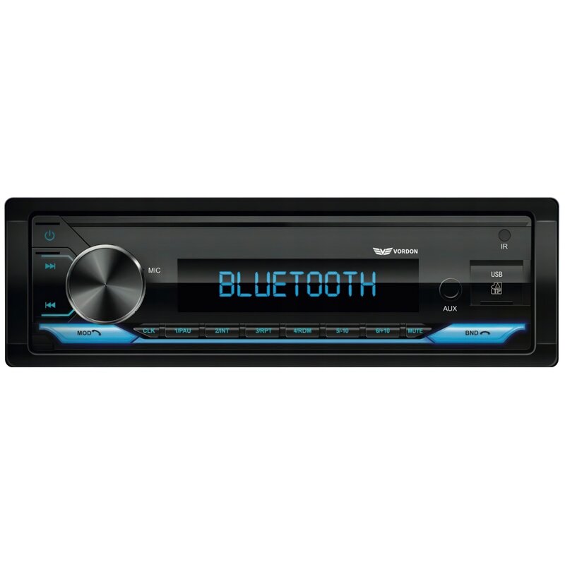 Radio samochodowe VORDON HT-195 BLUETOOTH USB SD RDS 1DIN Pilot