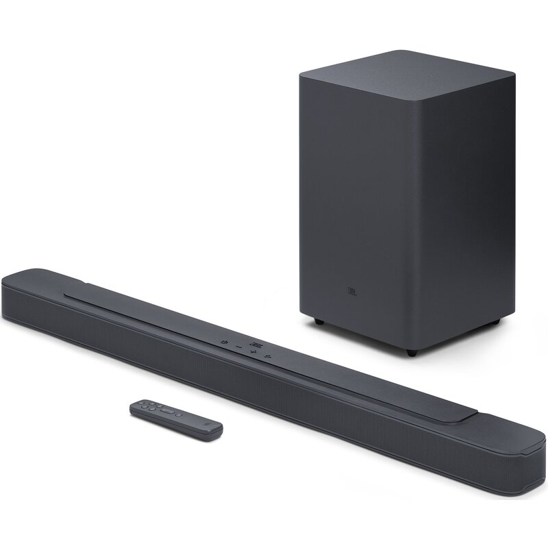 Soundbar JBL BAR DEEP BASE MK2 Czarny 2.1-kanałowy, Bezprzewodowy Subwoofer, Dolby Digital, HDMI ARC, Bluetooth
