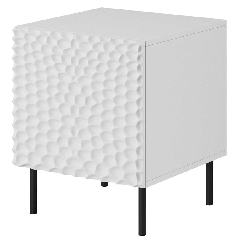 Szafka nocna CAMA MEBLE Hole 190 Biały (2 szt.)