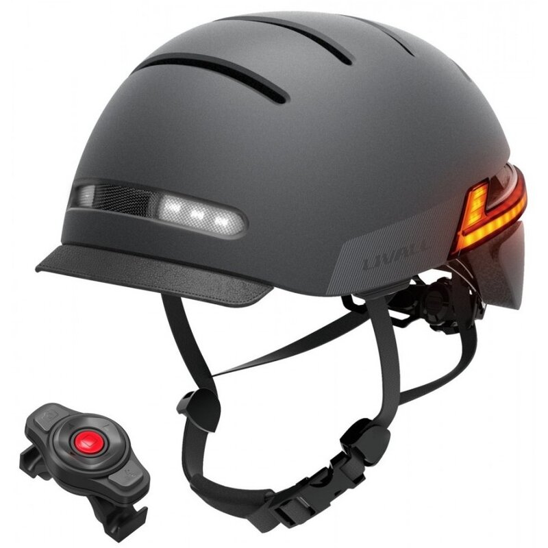 Kask LIVALL BH51M Neo Czarny z lampką (rozmiar M)