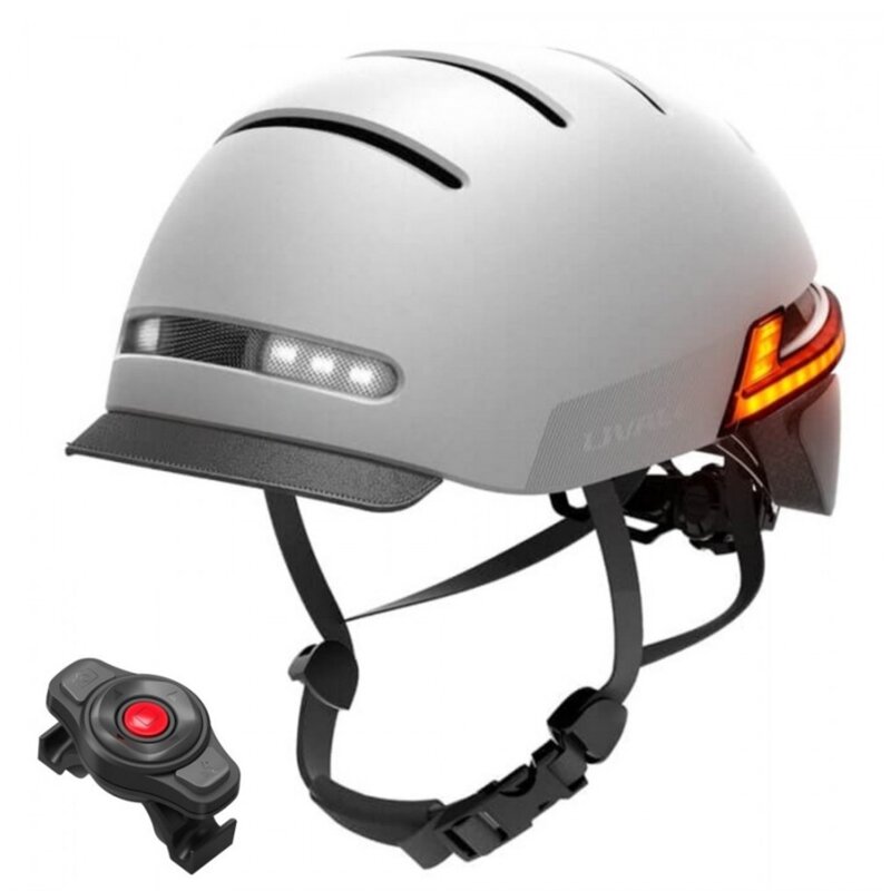 Kask LIVALL BH51M Neo Szary z lampką (rozmiar L)