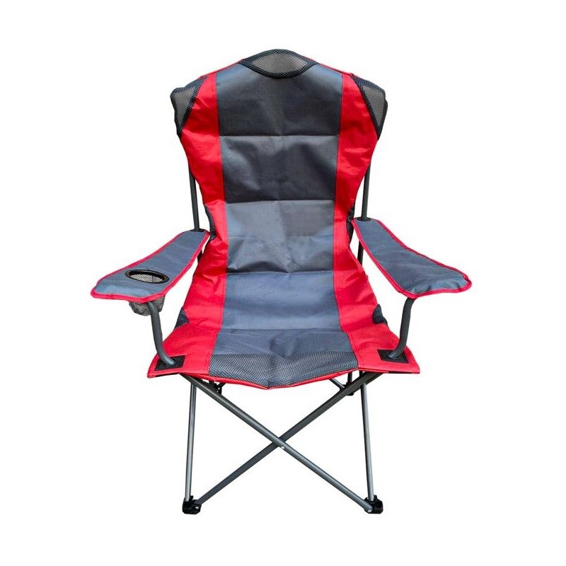 Krzesło turystyczne MIRPOL Czerwono-grafitowy