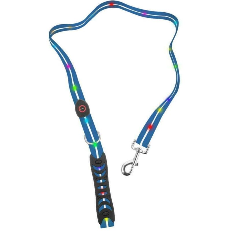 Smycz SIGNAL LEASH MT7118 M/L (120 x 2.5cm) Niebieski