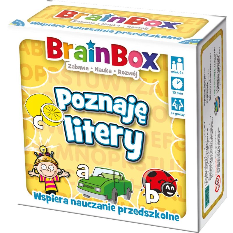 Gra karciana REBEL BrainBox Poznaję litery 2005949