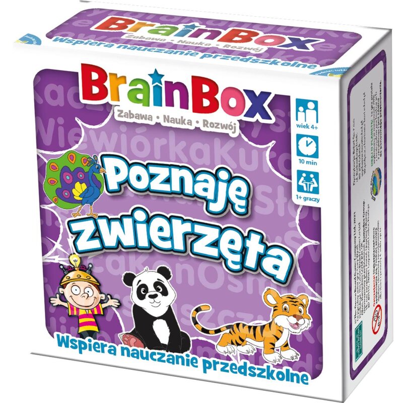 Gra karciana REBEL BrainBox Poznaję zwierzęta 2005946