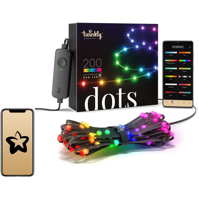 Twinkly Dots 200 RGB LED 10m