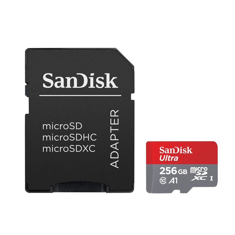 Karta pamięci SANDISK Ultra Android microSDXC 256 GB 150 MB/s A1 C10 UHS-I SDSQUAC-256G-GN6MA
