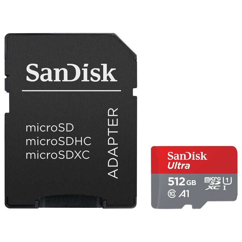Karta pamięci SANDISK Ultra Android microSDXC 512 GB 150 MB/s A1 C10 UHS-I SDSQUAC-512G-GN6MA