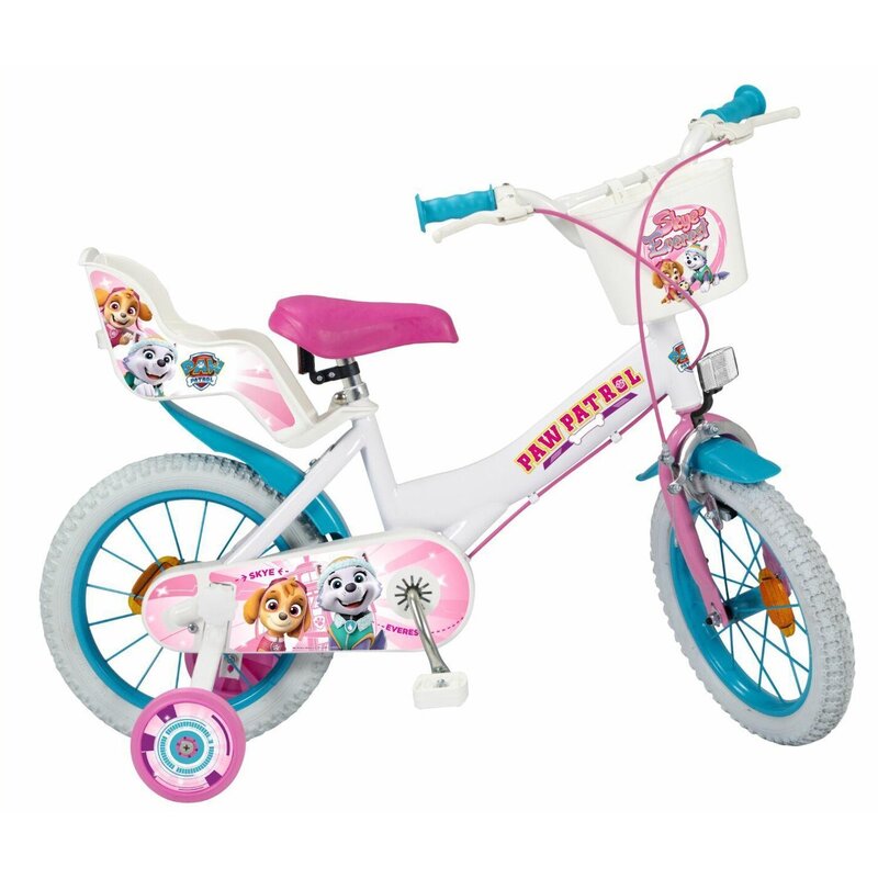 Rower dziecięcy NICKELODEON Psi Patrol 14 cali Biały Wzrost: 95-110 cm Wiek: 4-6 lat