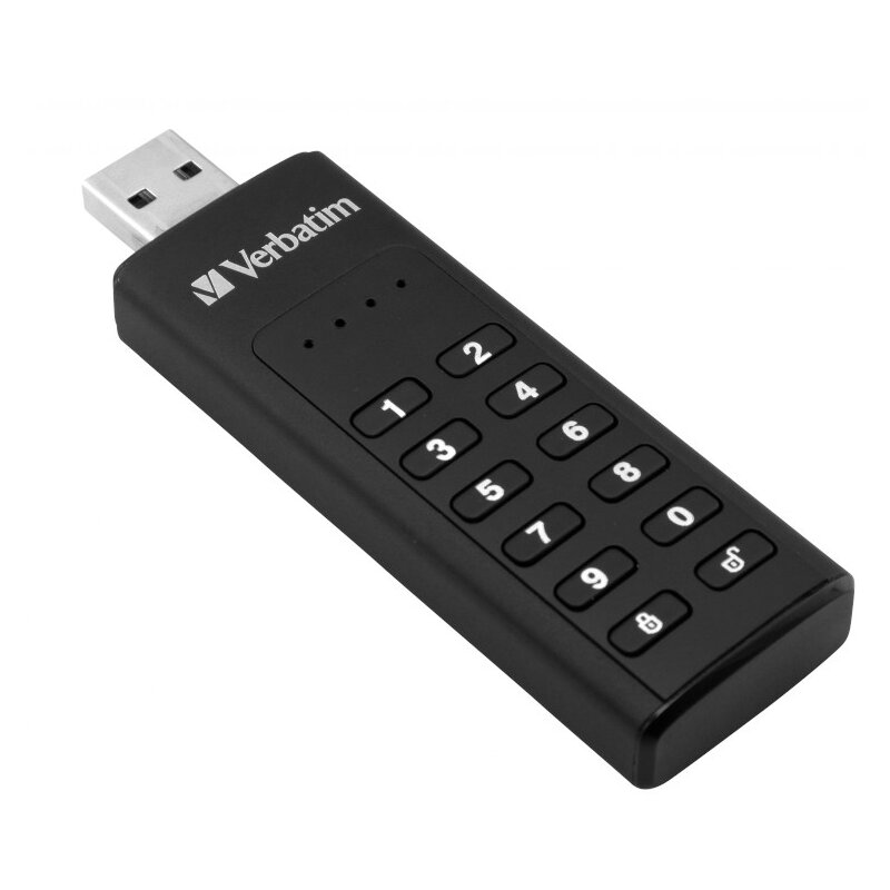 Dysk VERBATIM Keypad Secure 64GB Czarny