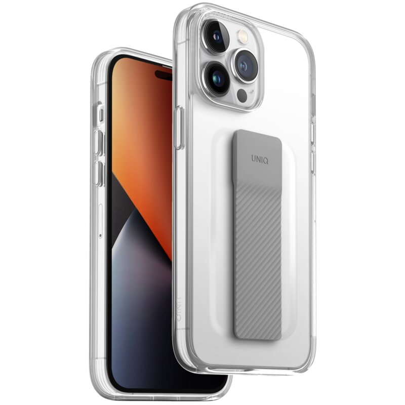 Etui UNIQ Heldro Mount do Apple iPhone 14 Pro Max Przezroczysty