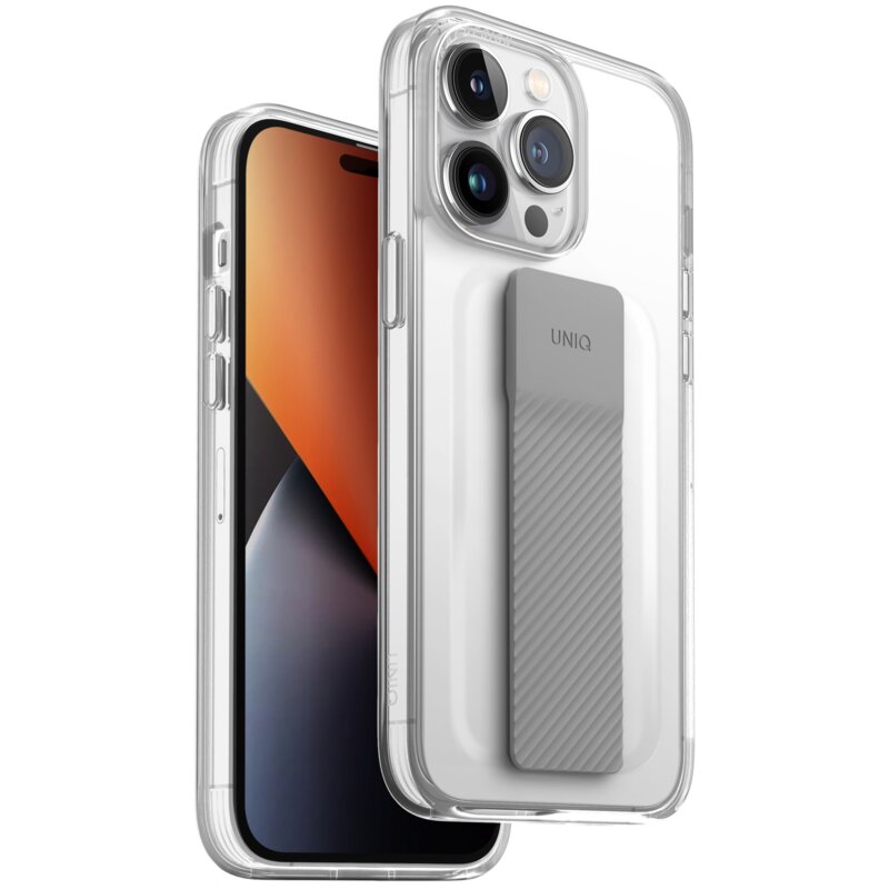 Etui UNIQ Heldro Mount do Apple iPhone 14 Pro Przezroczysty