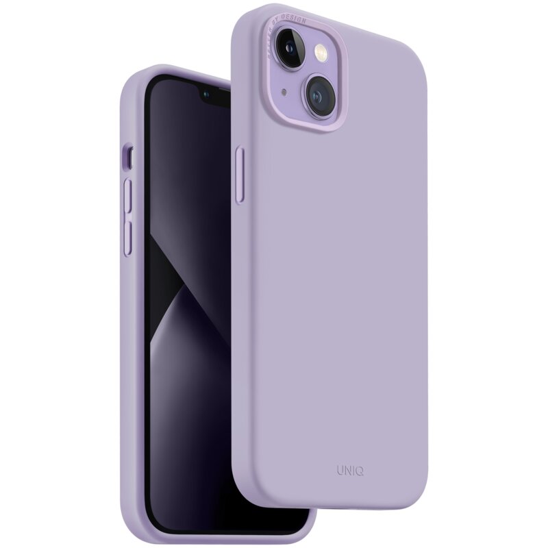 Etui UNIQ Lino do Apple iPhone 14 Plus Liliowy