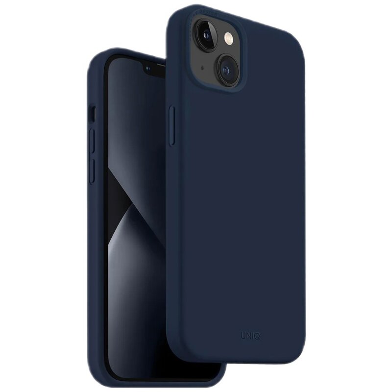 Etui UNIQ Lino do Apple iPhone 14 Plus Niebieski