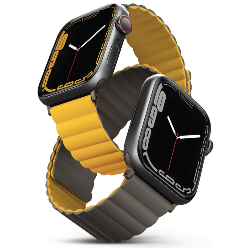 UNIQ Revix do Apple Watch do koperty 42/44/45/49 mm Musztardowy-khaki