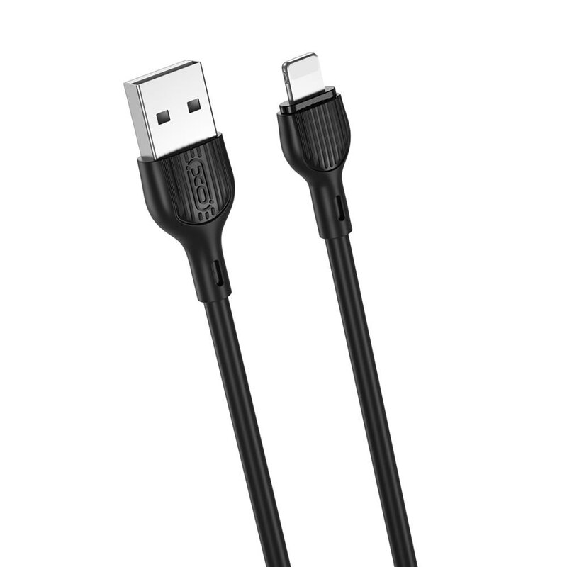 Kabel USB - Lightning XO NB200 2.1A 2 m Czarny