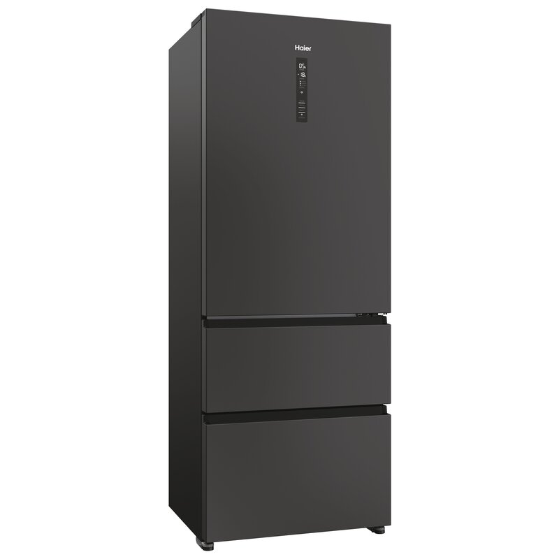 Haier Seria 5 HTR5719ENPT Pełny No Frost 190cm Komora świeżości Czarny łupkowy
