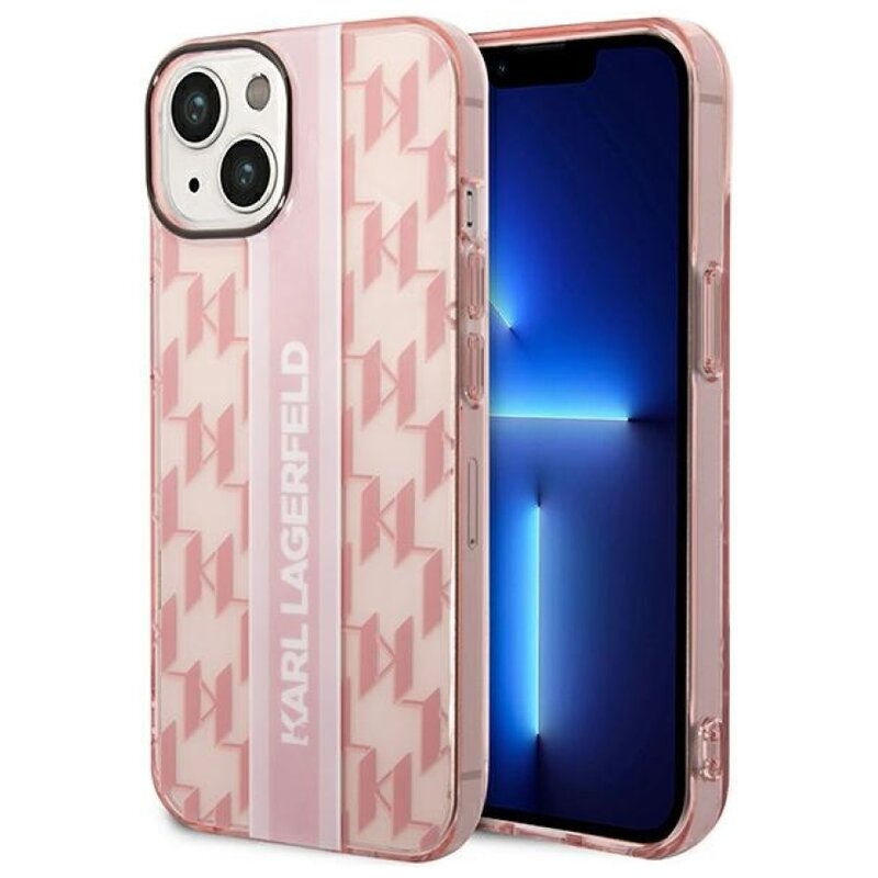 Karl Lagerfeld Mono Vertical Stripe KLHCP14MHKLSPCP do iPhone 14 Plus