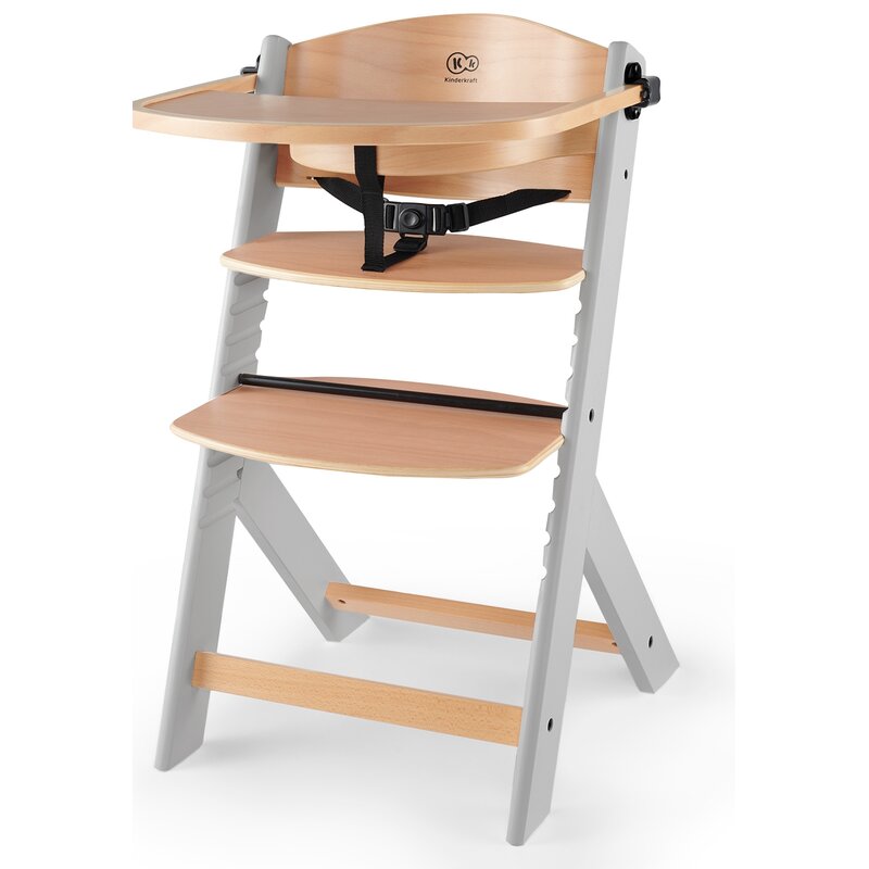 Krzesełko do karmienia KINDERKRAFT Enock Szary