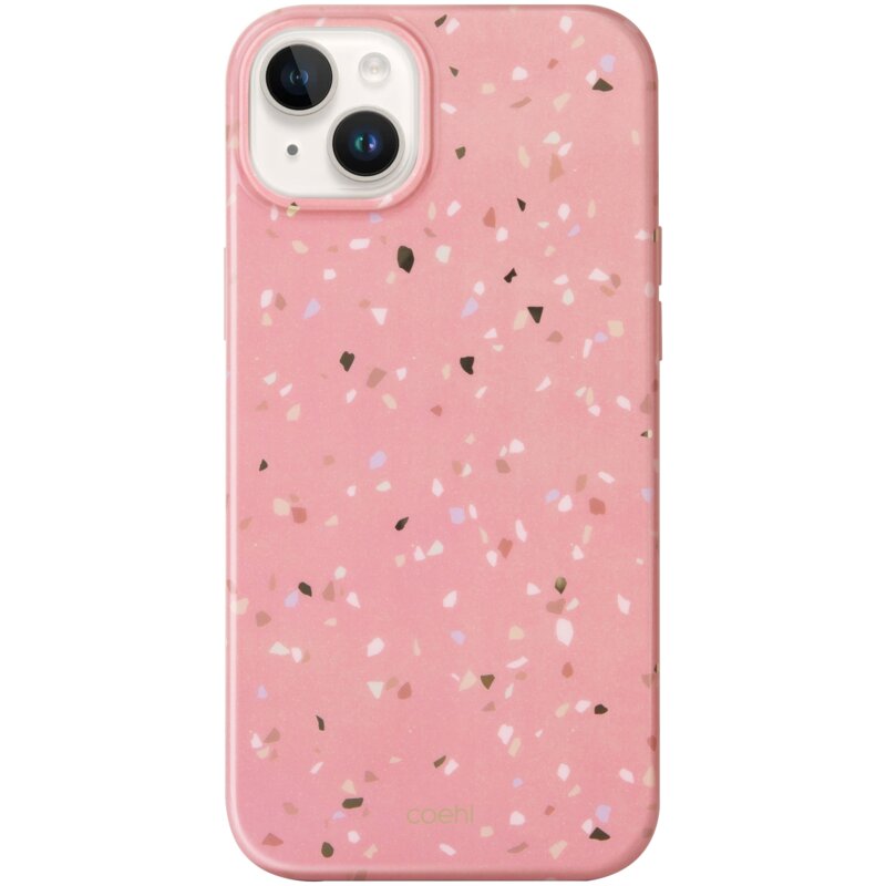 Etui UNIQ Coehl Terrazzo do Apple iPhone 14 Plus Różowy